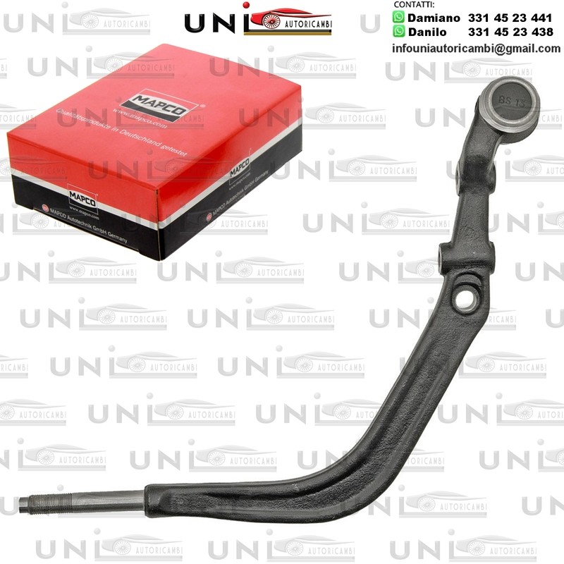 Braccio oscillante anteriore Destro Rinforzato HONDA CIVIC I / CRX I / ISUZU GEMINI / ROVER 200