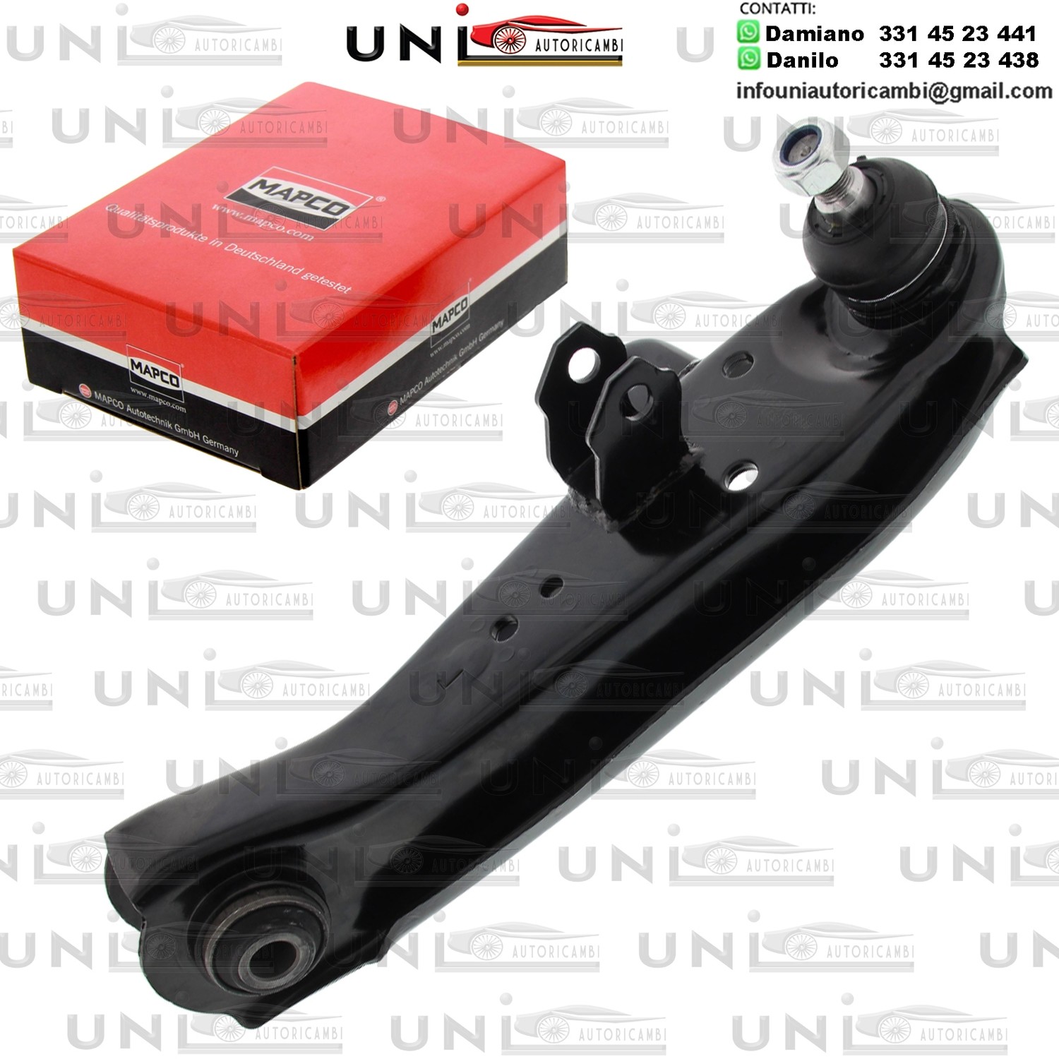 Braccio oscillante anteriore Sinistro Rinforzato HYUNDAI H100 / MITSUBISHI L 300 / DELICA II / L 300 III