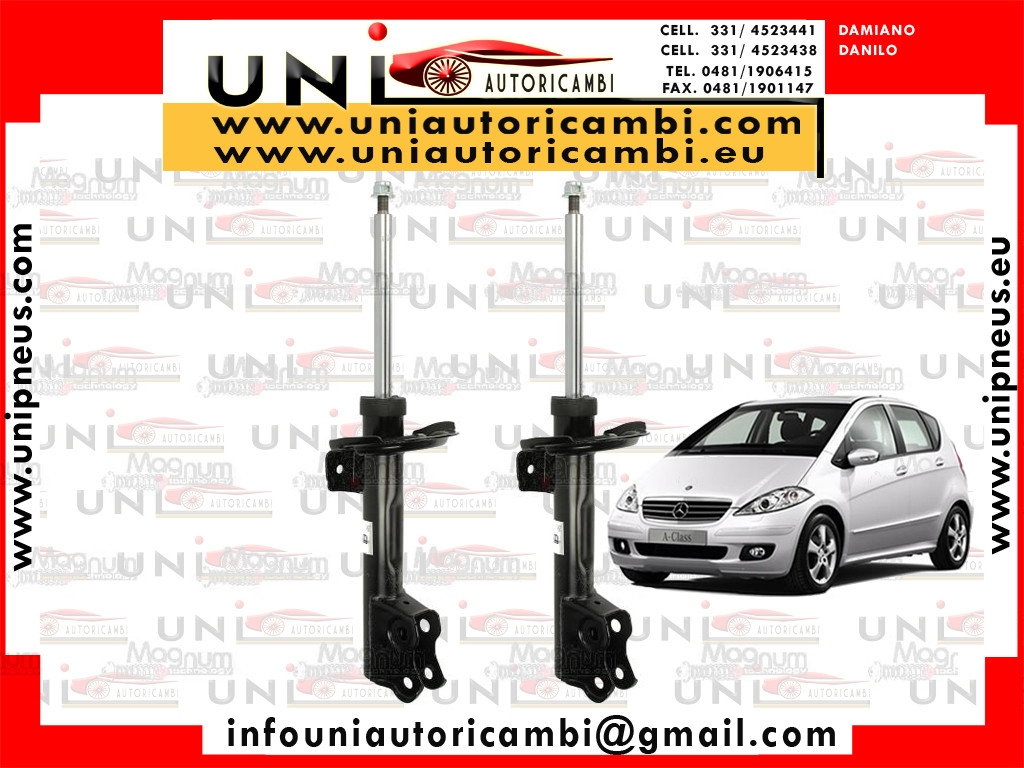 2x Ammortizzatori Anteriori RINFORZATI MAGNUM per: MERCEDES CLASSE A W169 dal 2004-