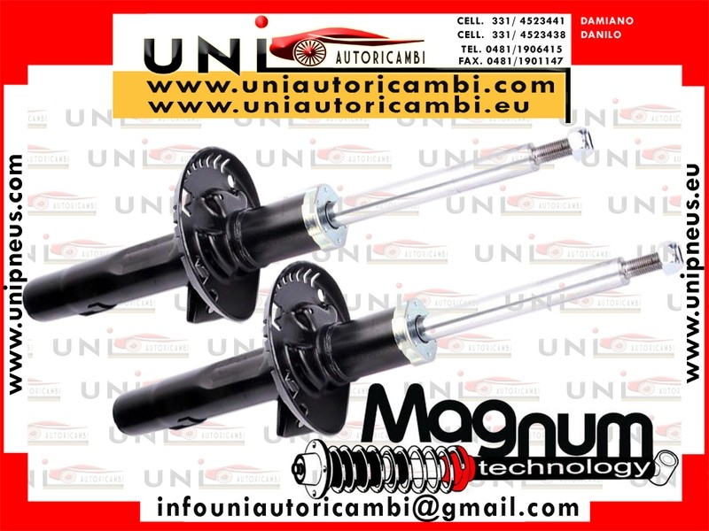 2 AMMORTIZZATORI ANTERIORI per: AUDI A2 8Z , SEAT IBIZA 6L - SKODA FABIA 6Y , VW POLO 9N