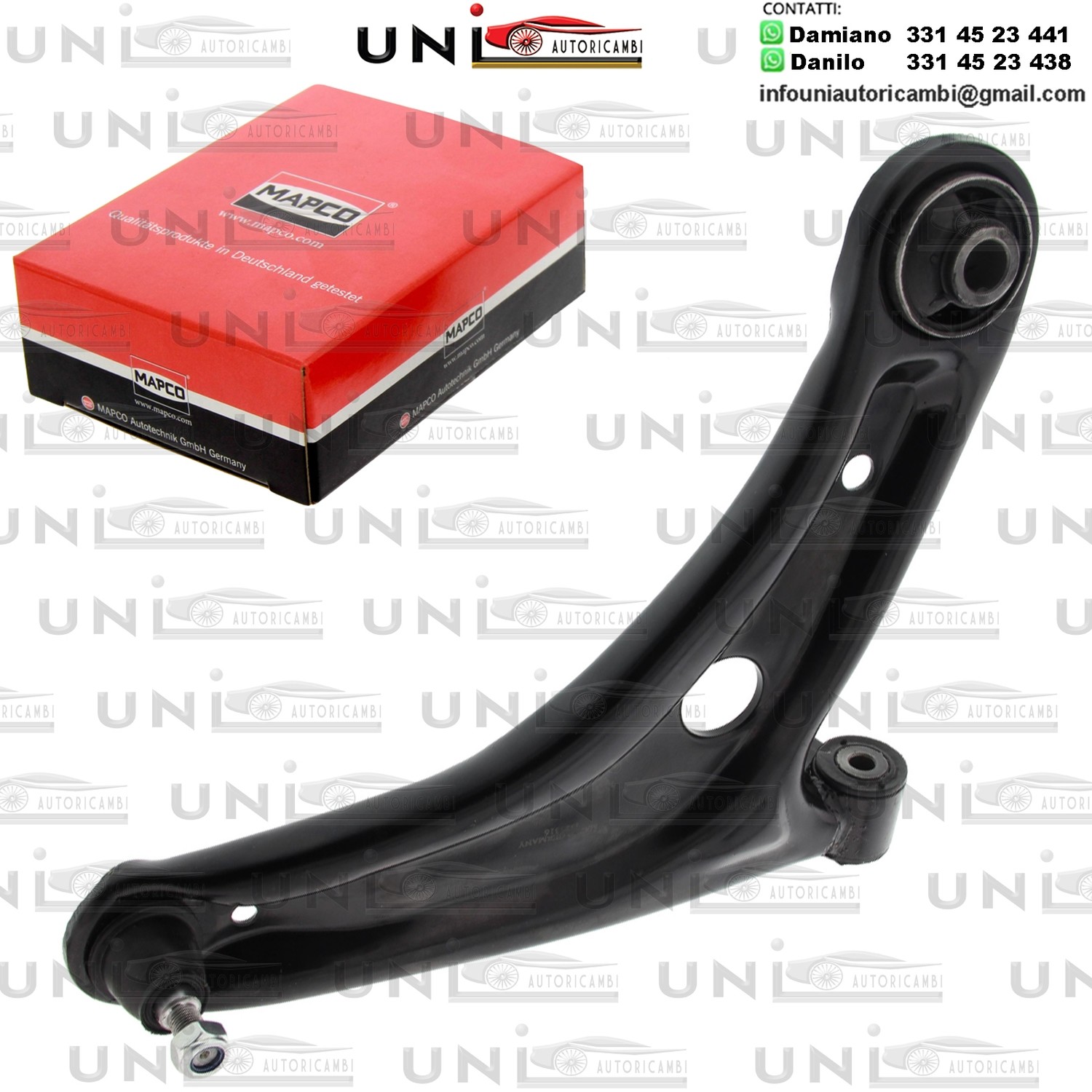 Braccio oscillantea anteriore Destro Rinforzato HONDA JAZZ II