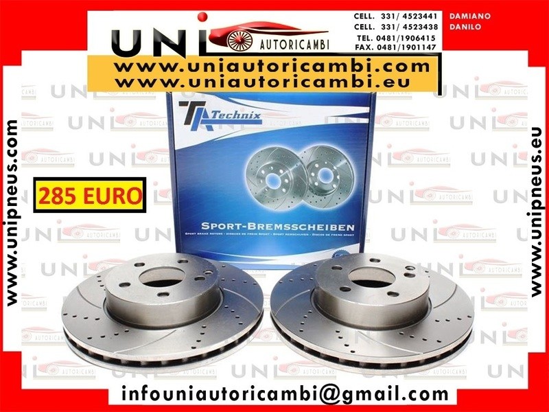2 Dischi Anteriori Ventilati 295 x 28 per: MERCEDES C (C204), C T-MODEL (S204), C (W204), E (A207), E (C207), E T-MODEL (S212), E (W212), SLC (R172), SLK (R172) 1.6-3.0 01.07-