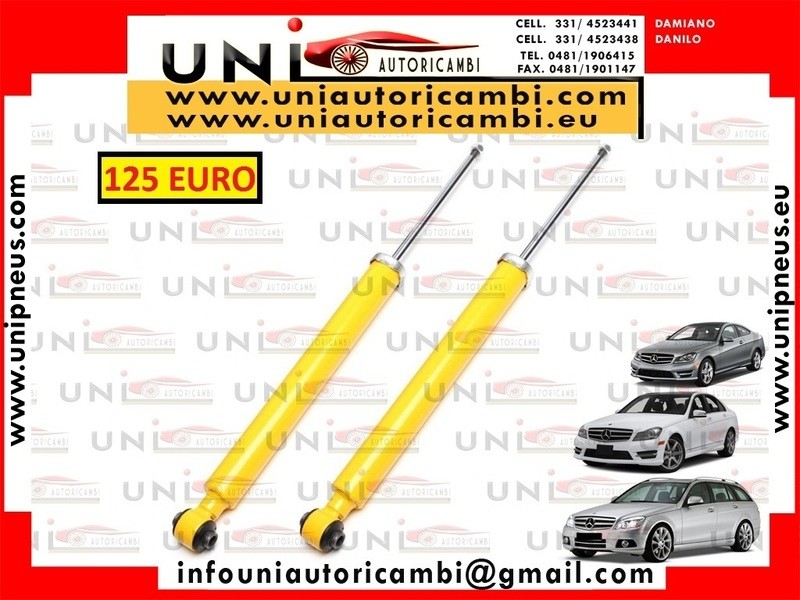 2 X Ammortizzatori Posteriori Sportivi per: MERCEDES Classe C W204 Berlina dal 2007- ,, MERCEDES Classe C S204 Station wagon dal 2007- ,, MERCEDES Classe C C204 Coupe dal 2011-