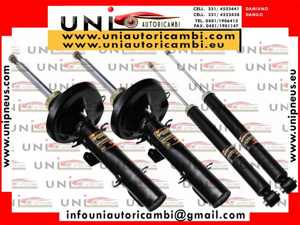 4 Ammortizzatori SUPERSPORT per AUDI TT 8N dal 1998- TRAZIONE ANTERIORE