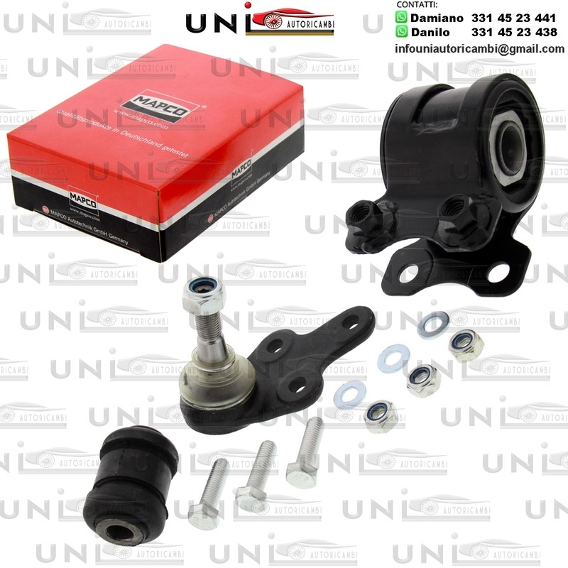 Kit riparazione Assale anteriore bilaterale Rinforzato FORD C-MAX, FOCUS C-MAX, FOCUS II / VOLVO V50 1.4-Electric 10.03-06.13