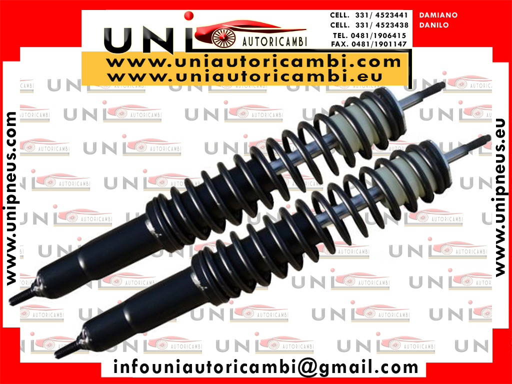 2X Ammortizzatori Anteriori a Stelo Rinforzato AIXAM 400 / A721 / A741 / 300 / 300 Evolution / 400 / 400-4 / 400 Evolution / 500-4 / Minivan 500-4 / Pick Up 500-4 / CrosslineVSP / Cityz402 / Roadline