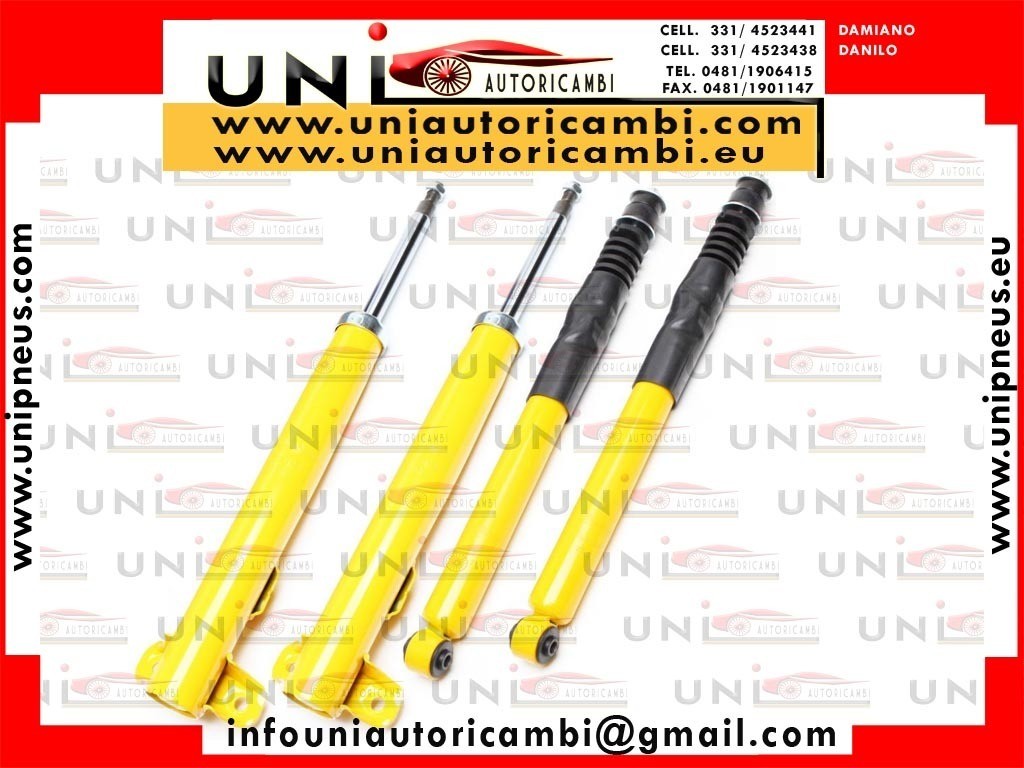 4 Ammortizzatori Sportivi per: Mercedes 190 W201 dal 1982-1993 e Mercedes Classe E W124 dal 1984-1997