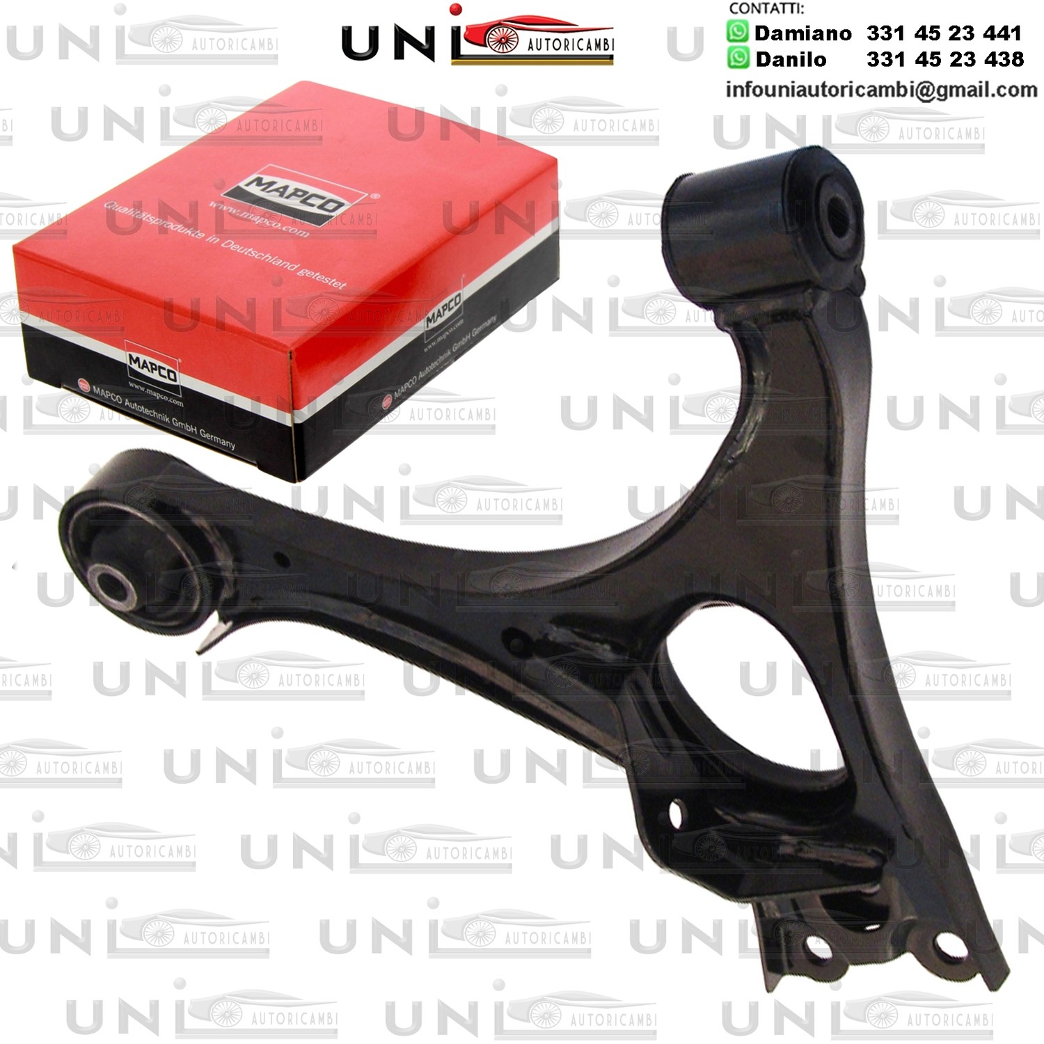 Braccio oscillante anteriore Destro Rinforzato HONDA CIVIC VII