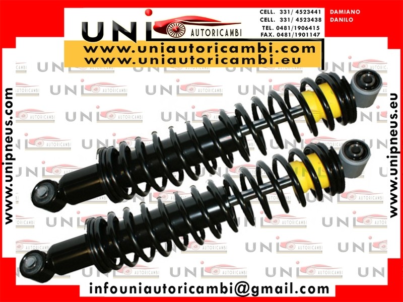 2X Ammortizzatori Posteriori a Stelo Rinforzato AIXAM 400 Anno da 1996 a 2004