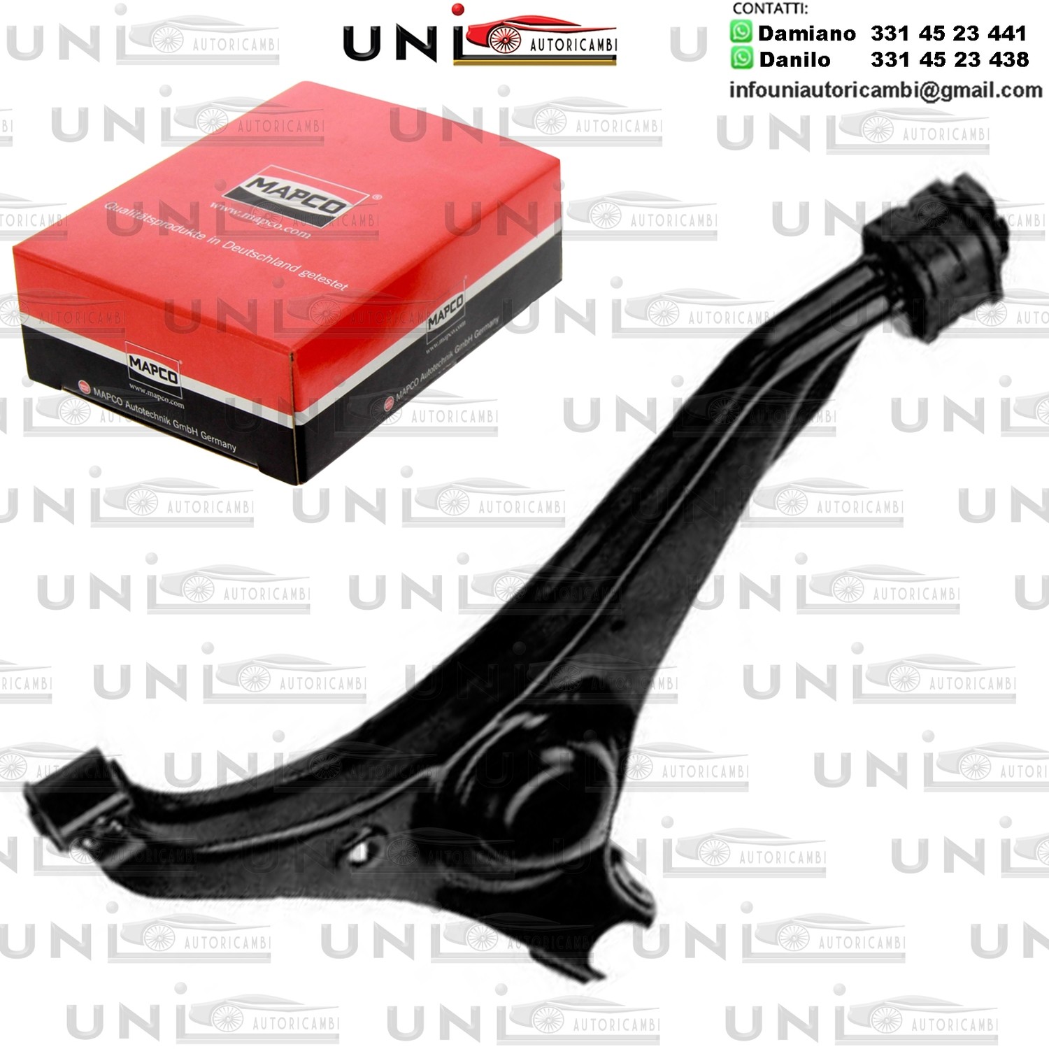 Braccio oscillante posteriore Destro Rinforzato SUZUKI SWIFT II