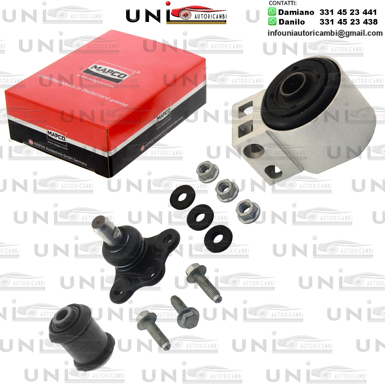 Kit riparazione Assale anteriore bilaterale Rinforzato SAAB 9-5 2.0/2.3/3.0 09.97-12.09
