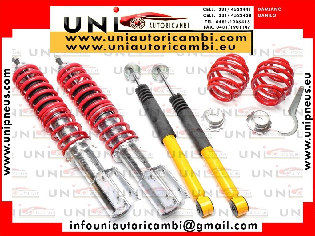 ASSETTO A GHIERA REGOLABILE PER: RENAULT CLIO II 2 dal 1998 - 2004 ( foro da 58 mm )