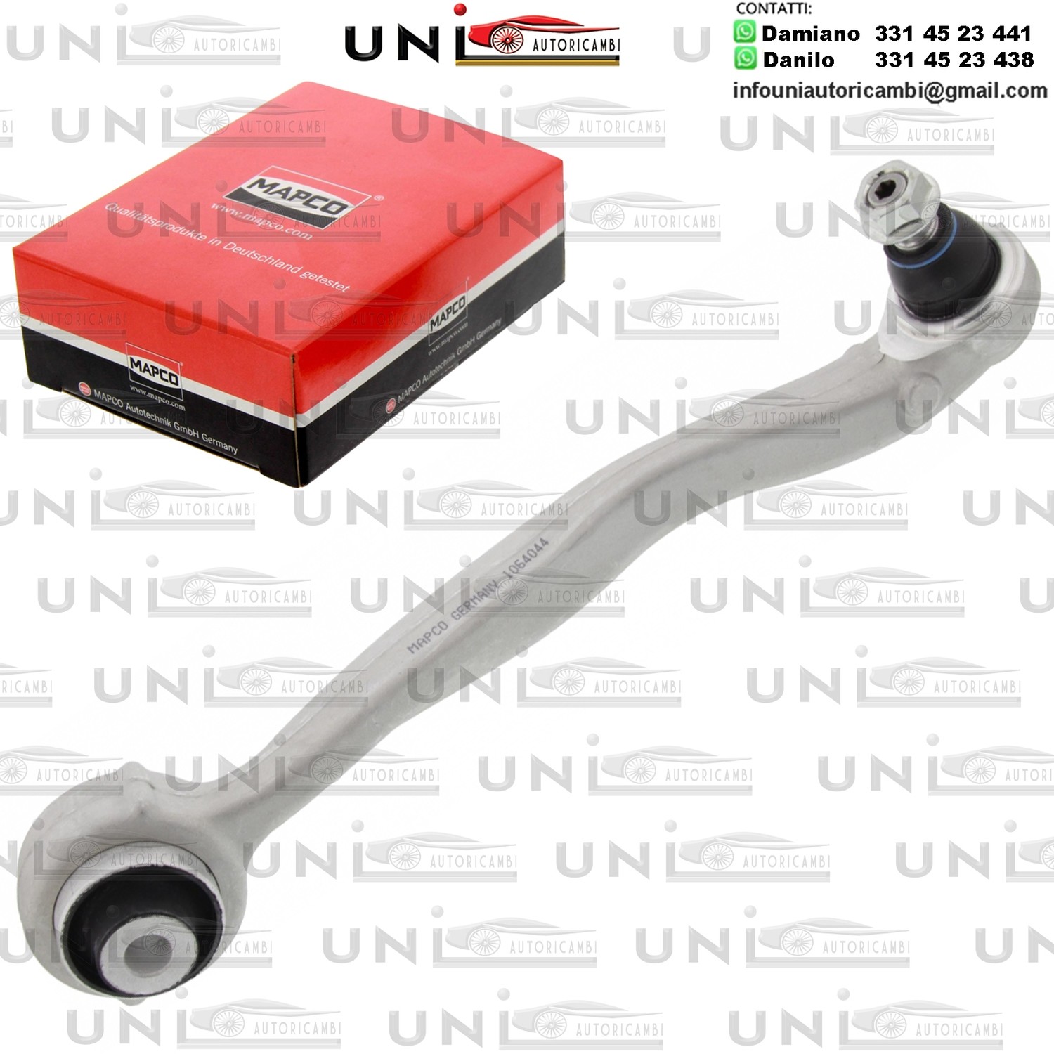 Braccio oscillante anteriore Destro Rinforzato MERCEDES-BENZ CLASSE C / CLASSE E / SLK