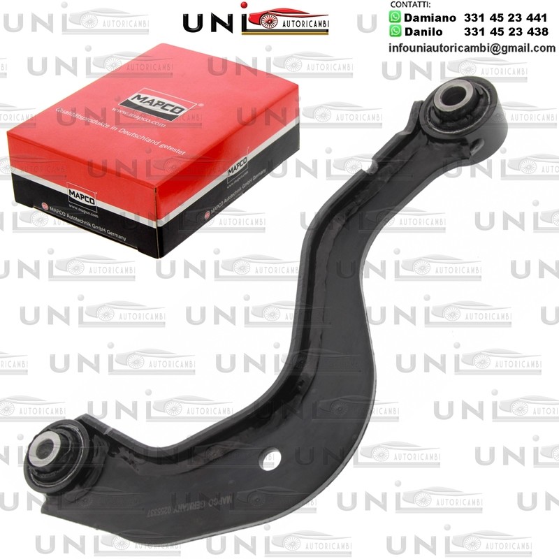 Braccio Oscillante Posteriore Bilaterale Rinforzato AUDI A1 / A3 / Q3 / TT / SEAT ALHAMBRA / ALTEA / LEON / TOLEDO III / SKODA OCTAVIA / SUPERB II / YETI / VW BEETLE / CC / EOS / GOLF / V