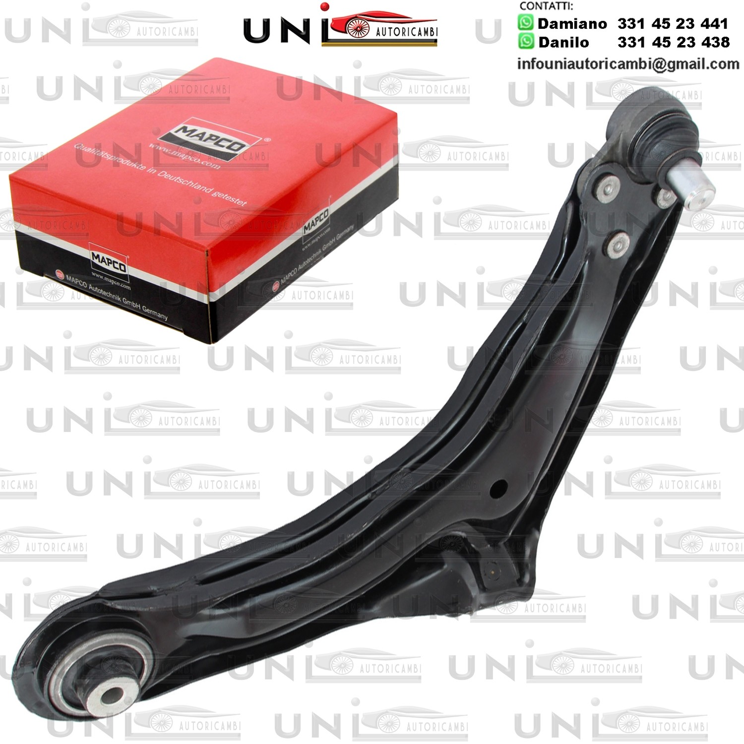 Braccio oscillante anteriore Sinistro Rinforzato MERCEDES-BENZ CLASSE V / VITO Autobus / VITO Furgonato