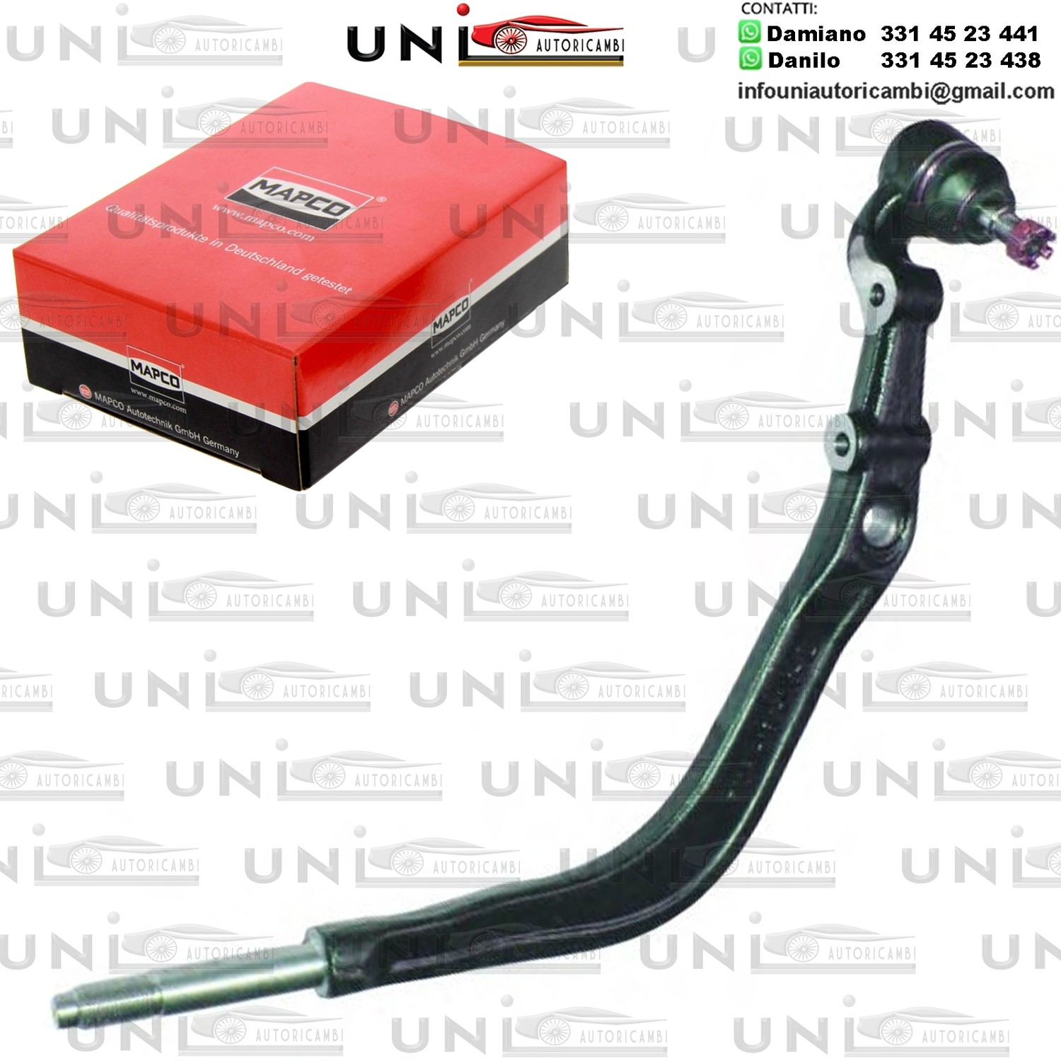 Braccio oscillante anteriore Sinistro Rinforzato HONDA CIVIC I / CRX I / ISUZU GEMINI / ROVER 200