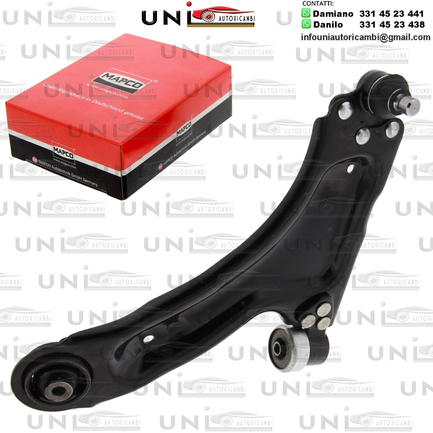 Braccio Oscillante Anteriore Sinistro Rinforzato OPEL COMBO/ CORSA C / TIGRA