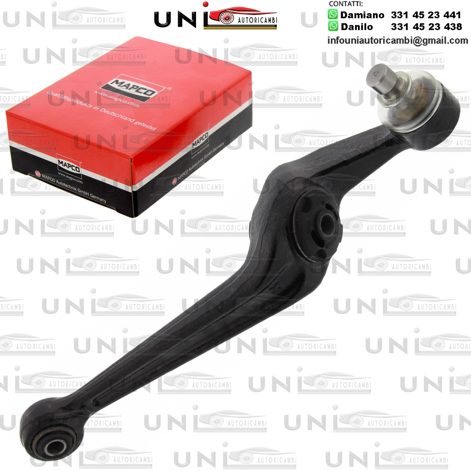 Braccio oscillante Assale anteriore Destro Rinforzato CITROEN C15 / VISA / PEUGEOT 205 / 205 I / 205 II