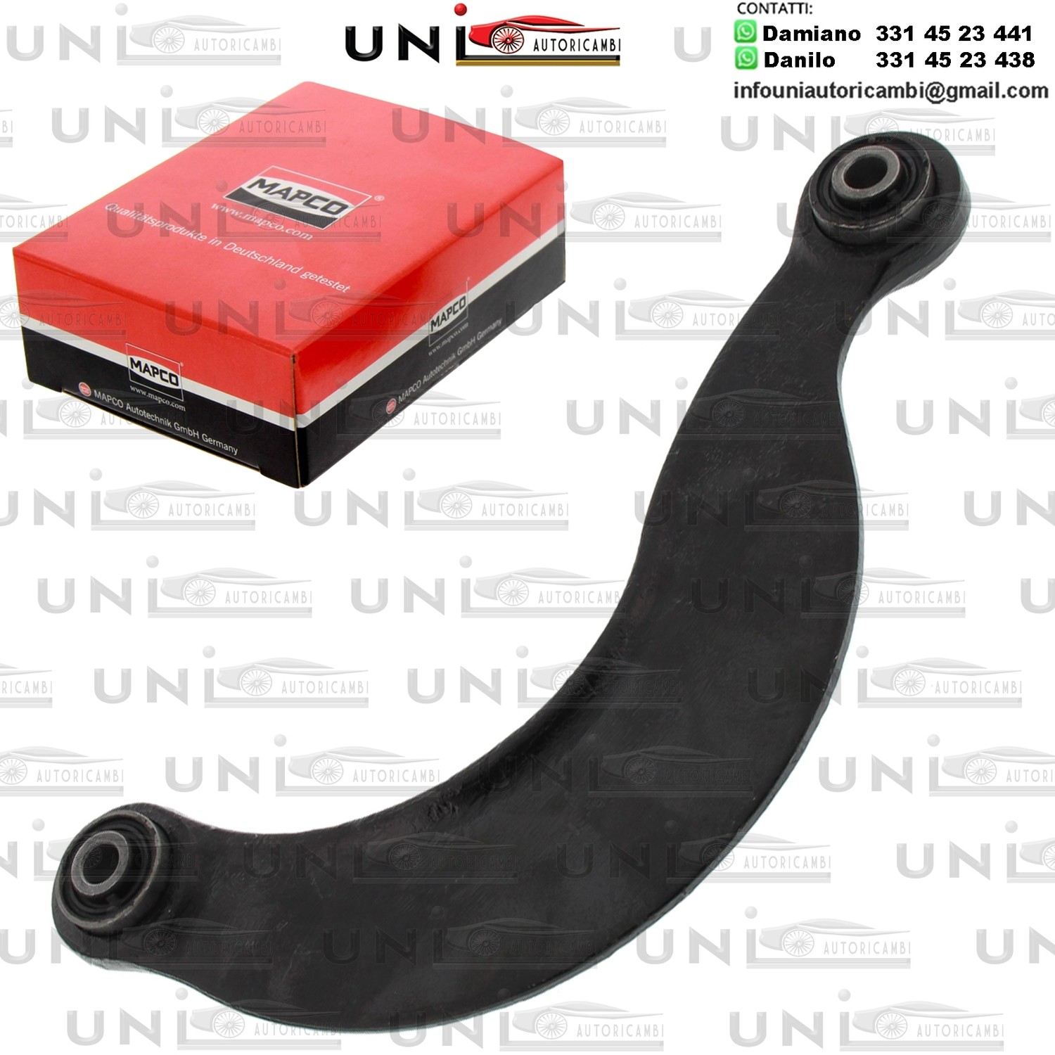 Braccio oscillante posteriore bilaterale Rinforzato FORD C-MAX / FOCUS / MAZDA 2 / 3 / 5 / VOLVO C30 / S40 II / V50