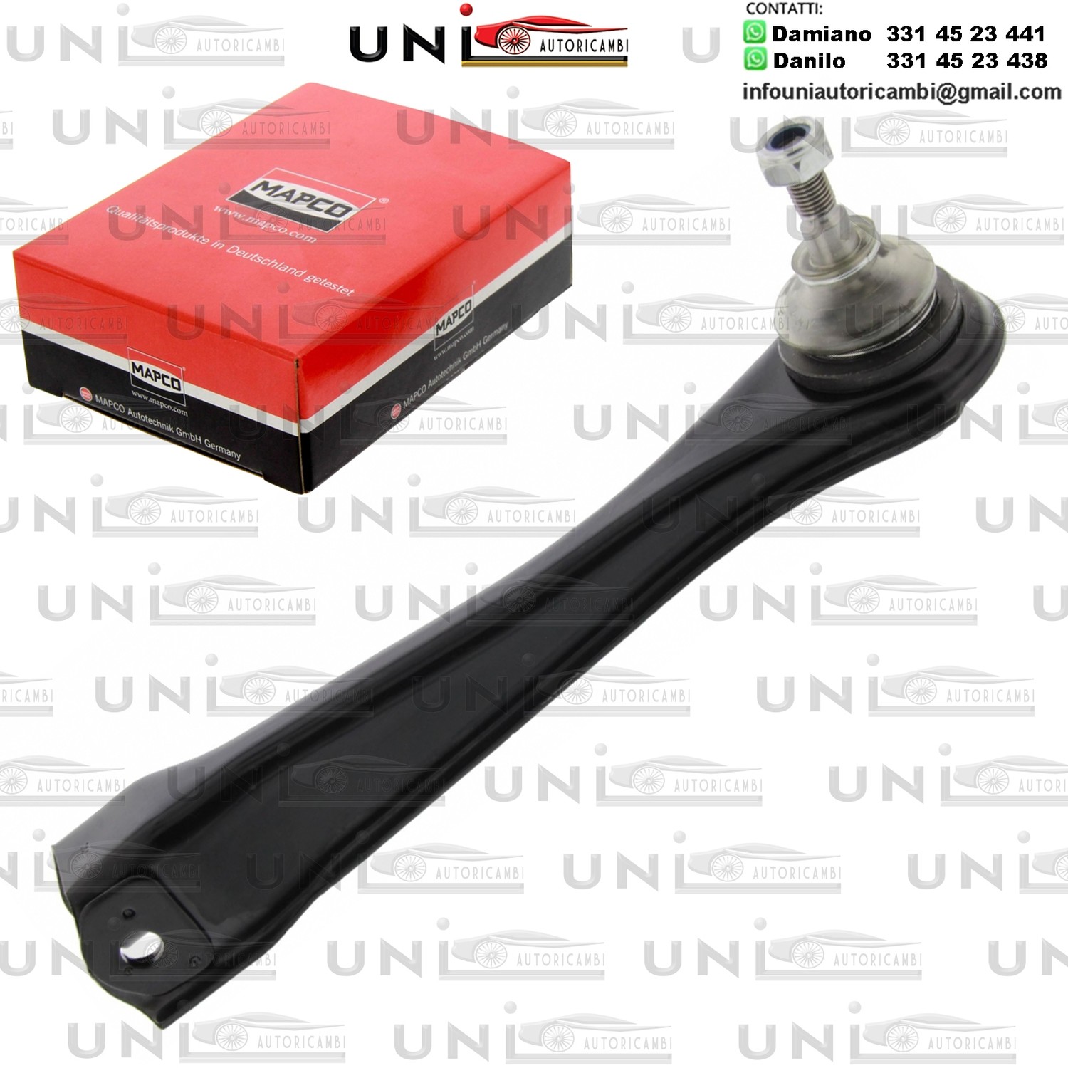 Braccio oscillante Assale anteriore Destro Rinforzato DACIA 1300 / 1310 / 1410 / RENAULT 12 / 15 / 17