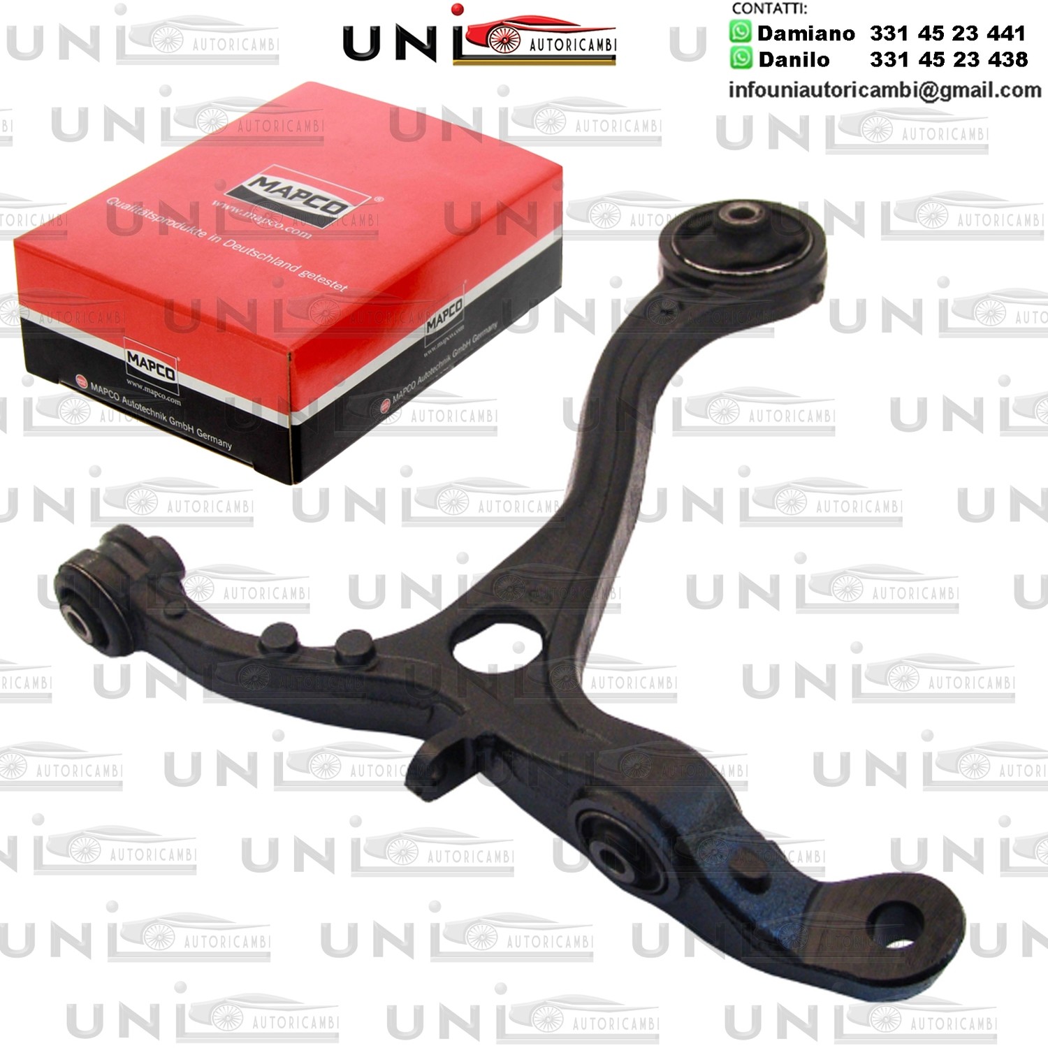 Braccio oscillante anteriore Destro Rinforzato HONDA ACCORD VIII