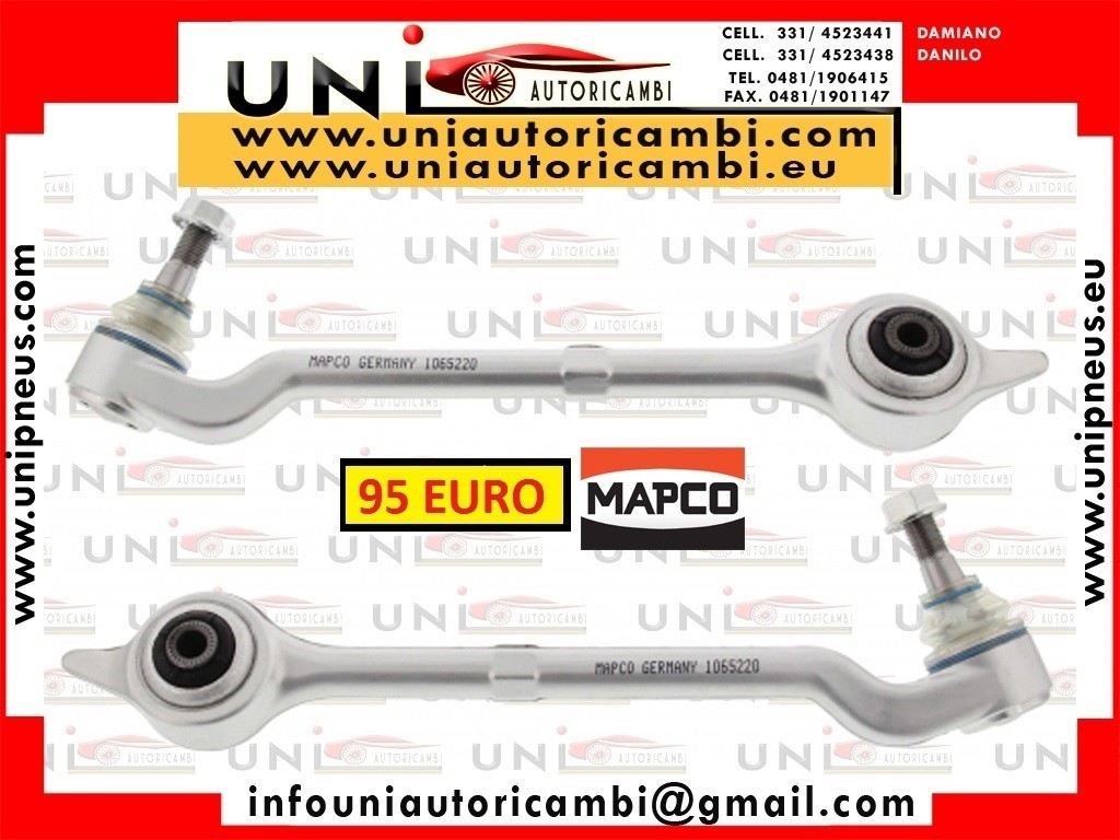 2 Bracci ANTERIORI INFERIORI PICCOLI RINFORZATI per BMW E39 dal 1996-