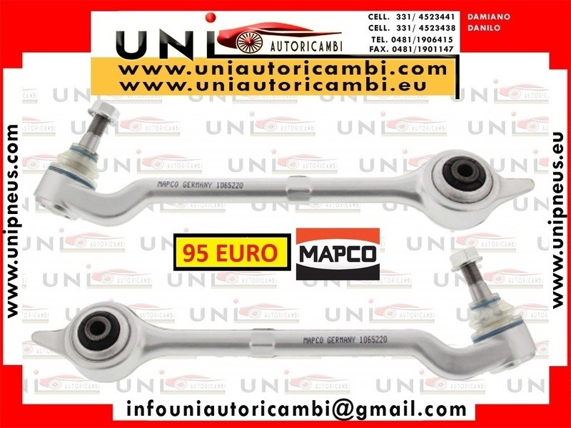 2 Bracci ANTERIORI INFERIORI PICCOLI RINFORZATI per BMW E39 dal 1996-