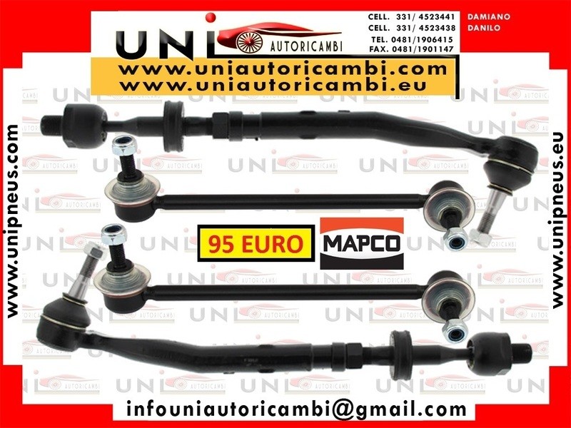 2 Biellette Anteriori + 2 Barre anteriori d'accoppiamento BMW E39 dal 1996-