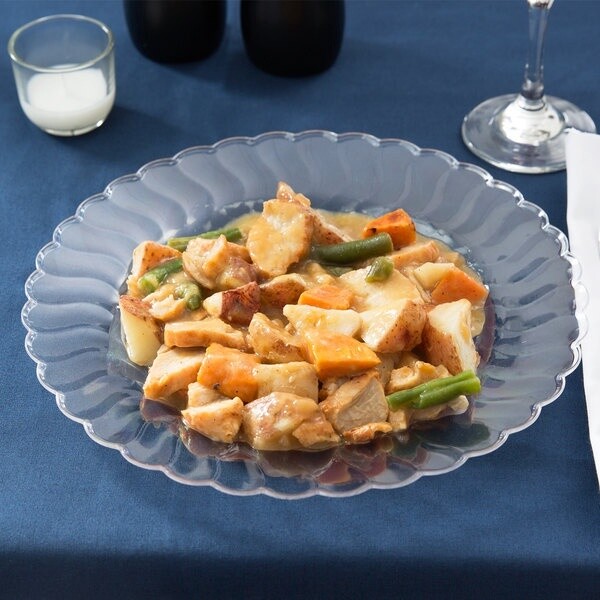 10.25" Dinner Plates,Clear,18/Pack