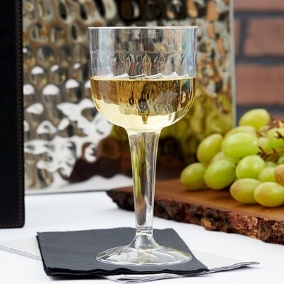 *2209Cl 8Oz Plastic Wine Glass Clear