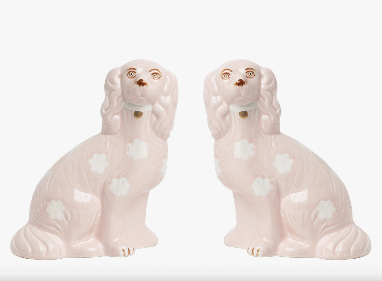 Pink Staffordshire Dogs