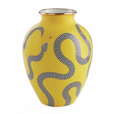 Eden Urn Vase- Yellow