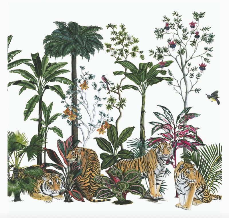 Lunch- Tiger Summer Napkins