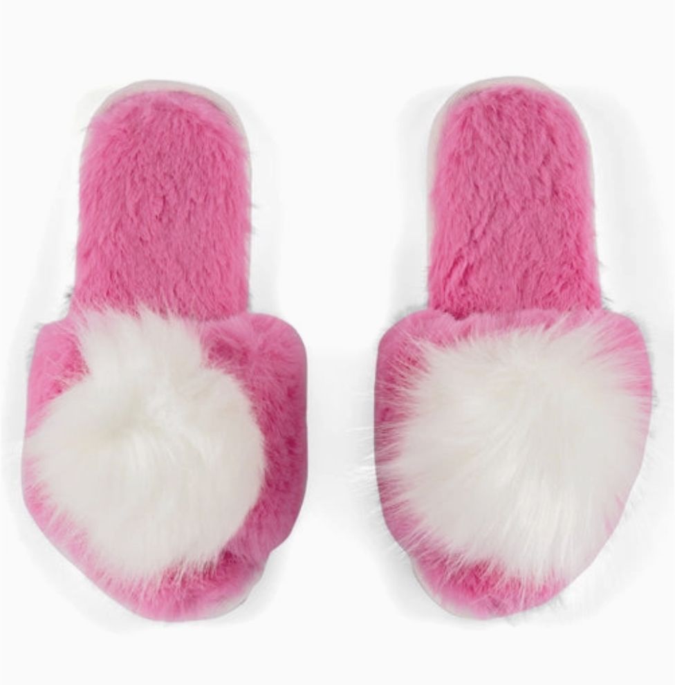 AMOR SLIPPERS, MAGENTA