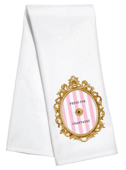 Kitchen Towel - Press For Champagne