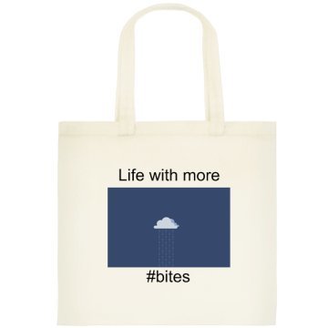 Life with more byte Tote Bag