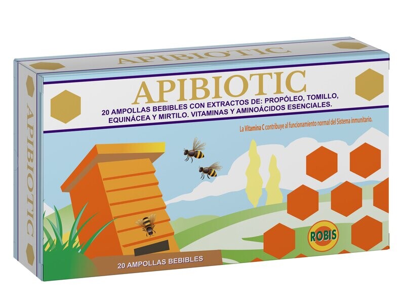 ROBIS APIBIOTIC 20 AMPOLLAS