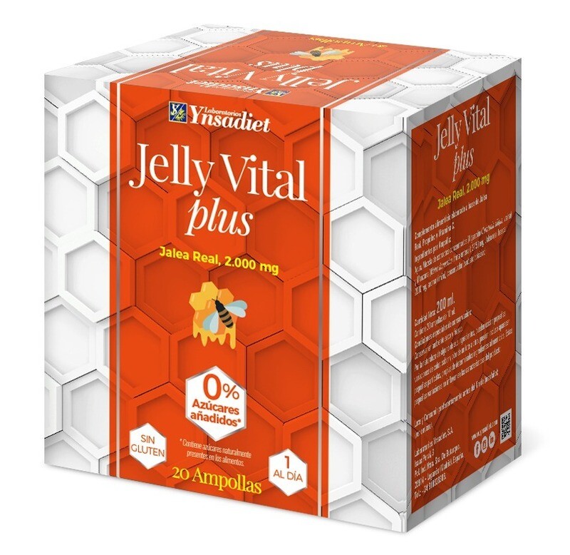 YNSADIET JALEA REAL JELLY VITAL PLUS 20 AMPOLLAS