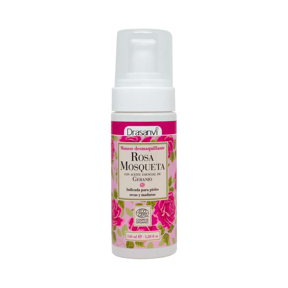 DRASANVI ECOCERT MOUSSE DESMAQUILLANTE ROSA MOSQUETA 150 ML