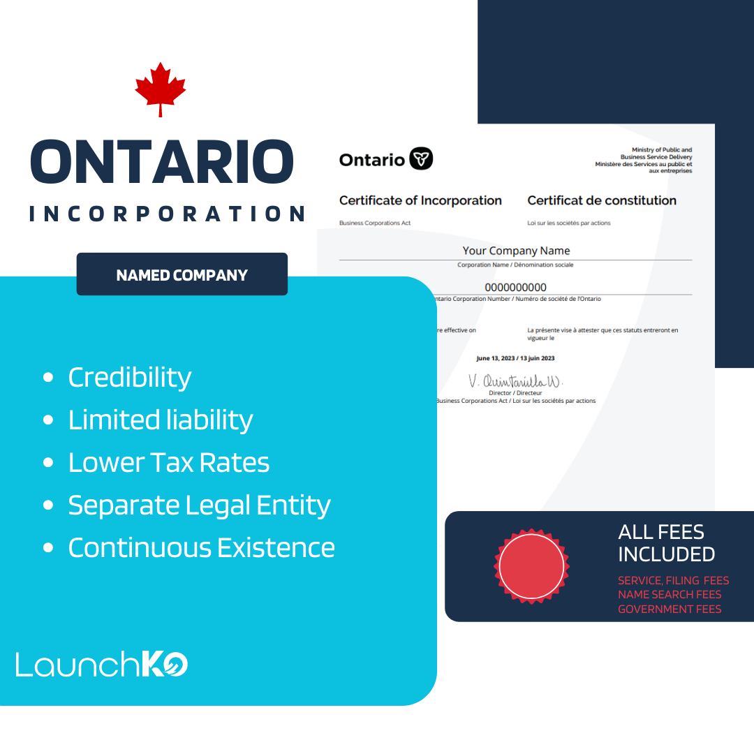 Register a Corporation in Ontario