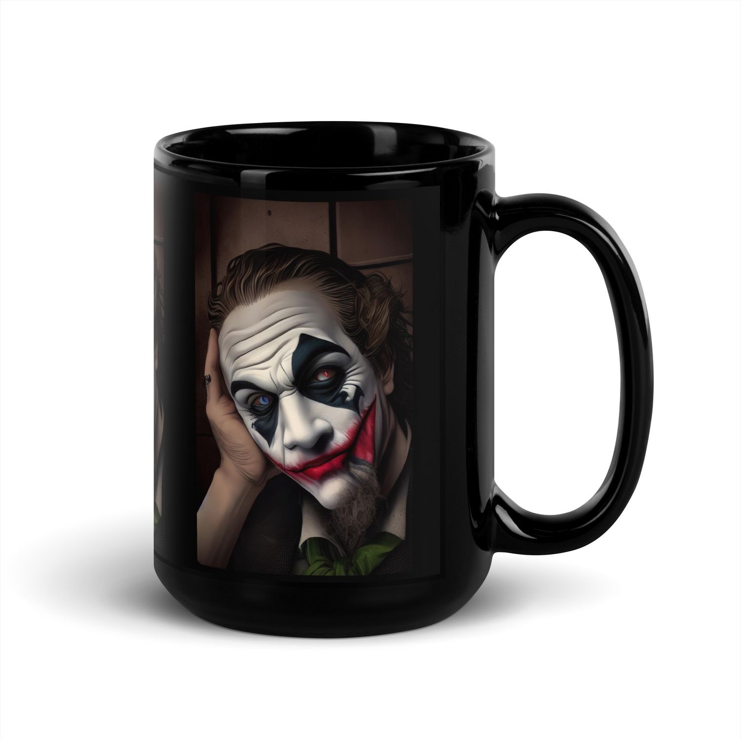 Phil the Joker Black Glossy Mug