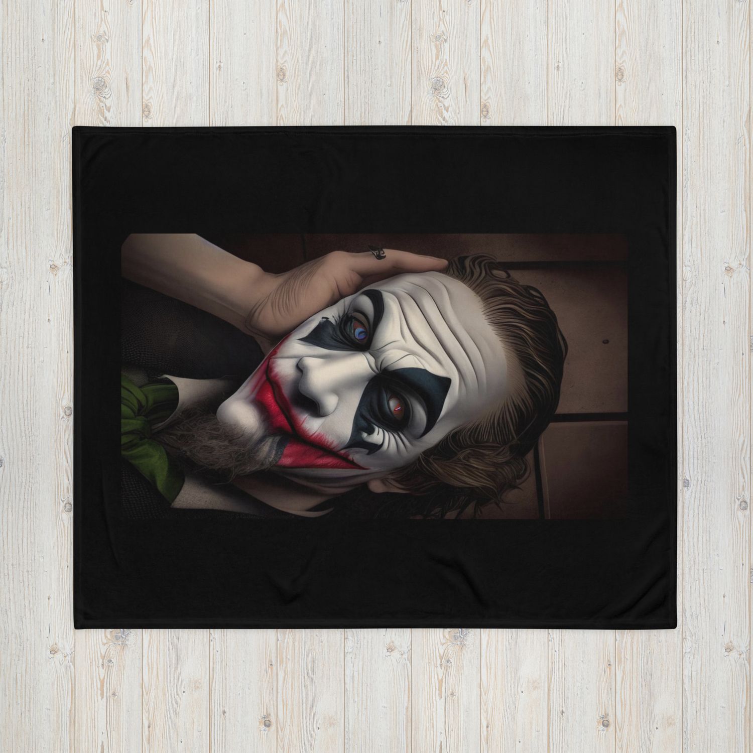 Phil the Joker Throw Blanket