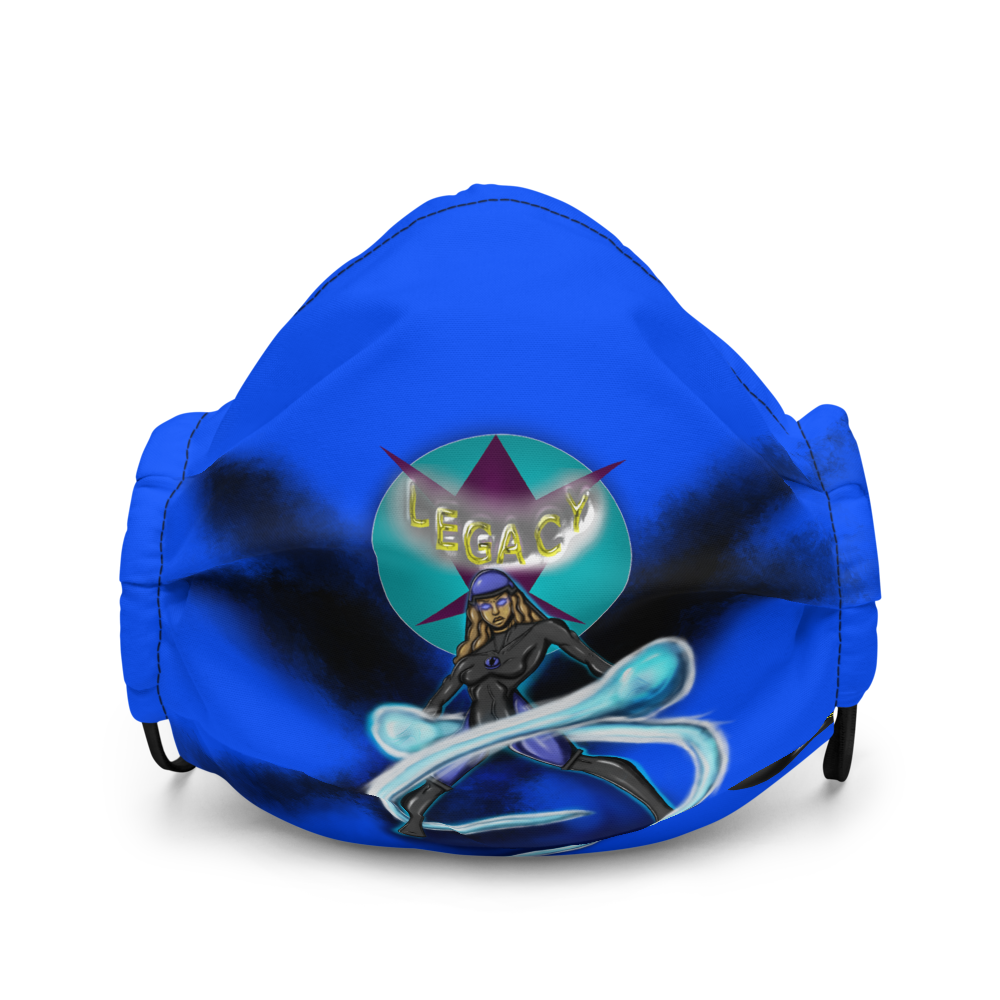 Audrey Base Form Premium face mask, Color: Black