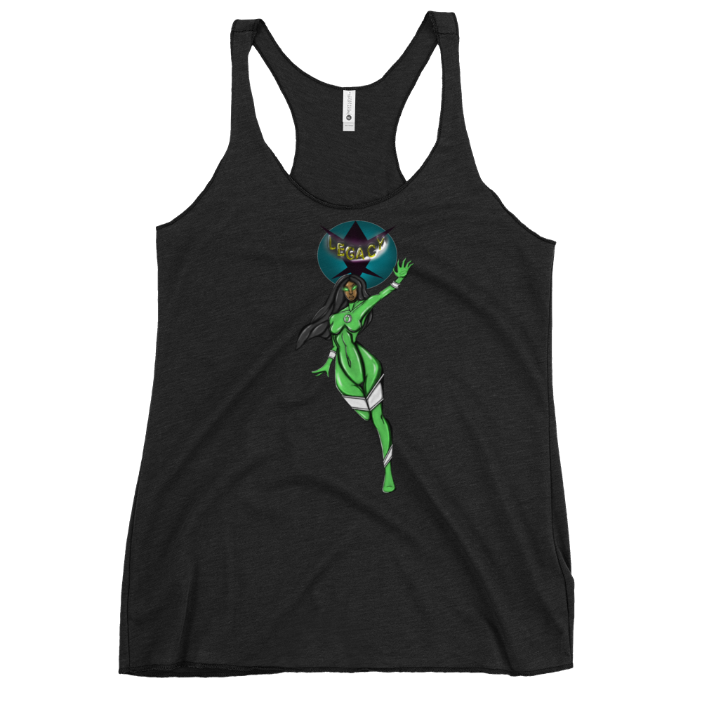 Sasha Base Women's Racerback Tank, Color: Vintage Black, Size: XS