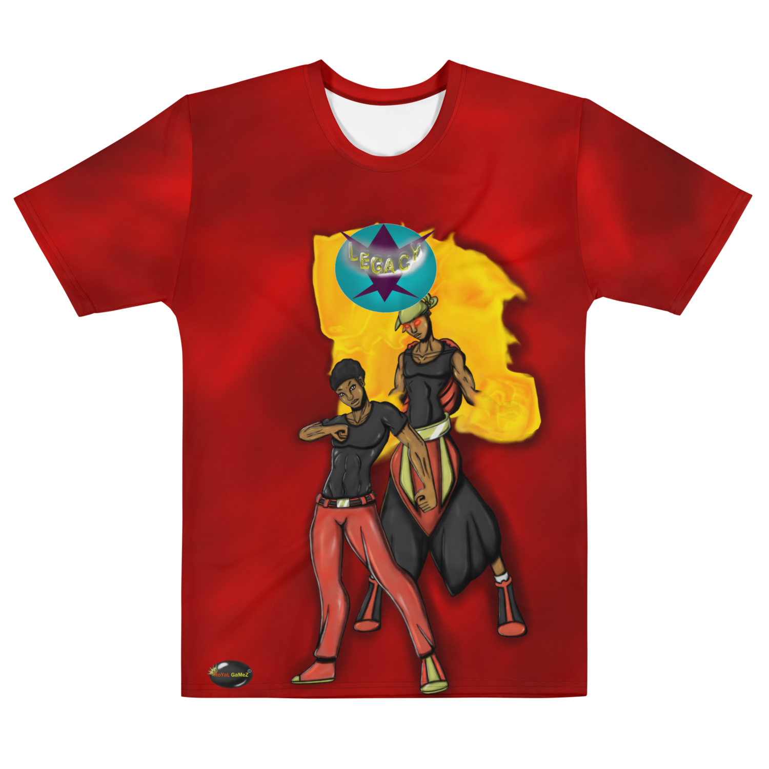 Men's Leon full print shirt, Size: XS