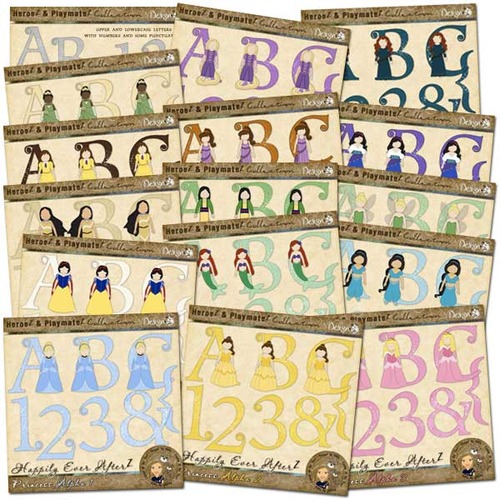 Happily Ever AfterZ: Princess Alpha Bundle