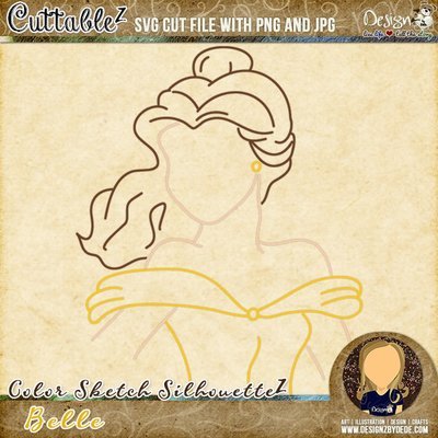 Belle | Color Sketch SilhouetteZ