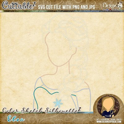 Elsa | Color Sketch SilhouetteZ