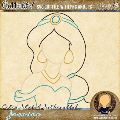 Jasmine | Color Sketch SilhouetteZ