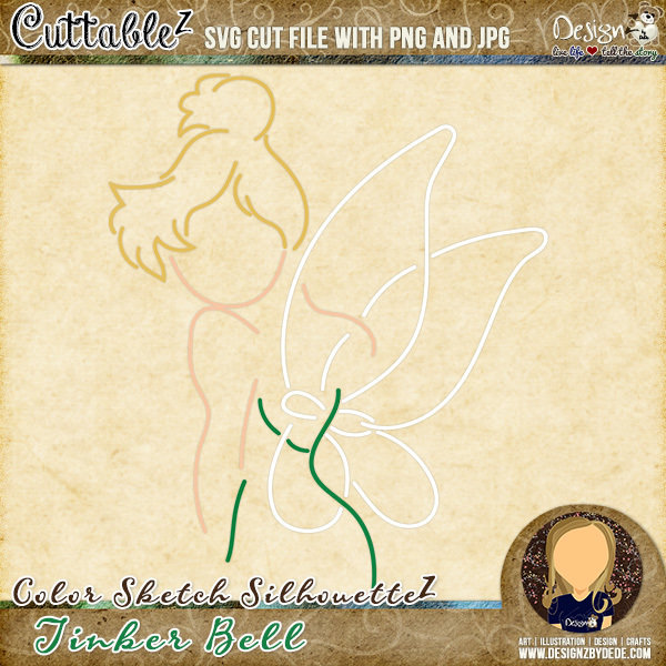 Tinker Bell | Color Sketch SilhouetteZ